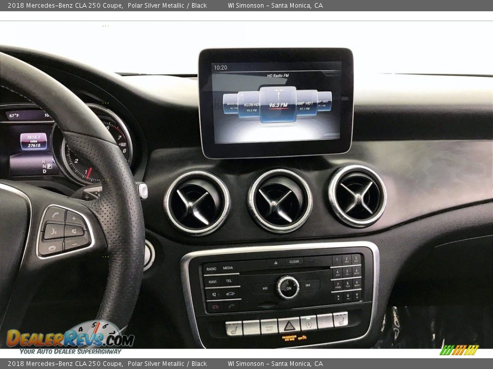 2018 Mercedes-Benz CLA 250 Coupe Polar Silver Metallic / Black Photo #5