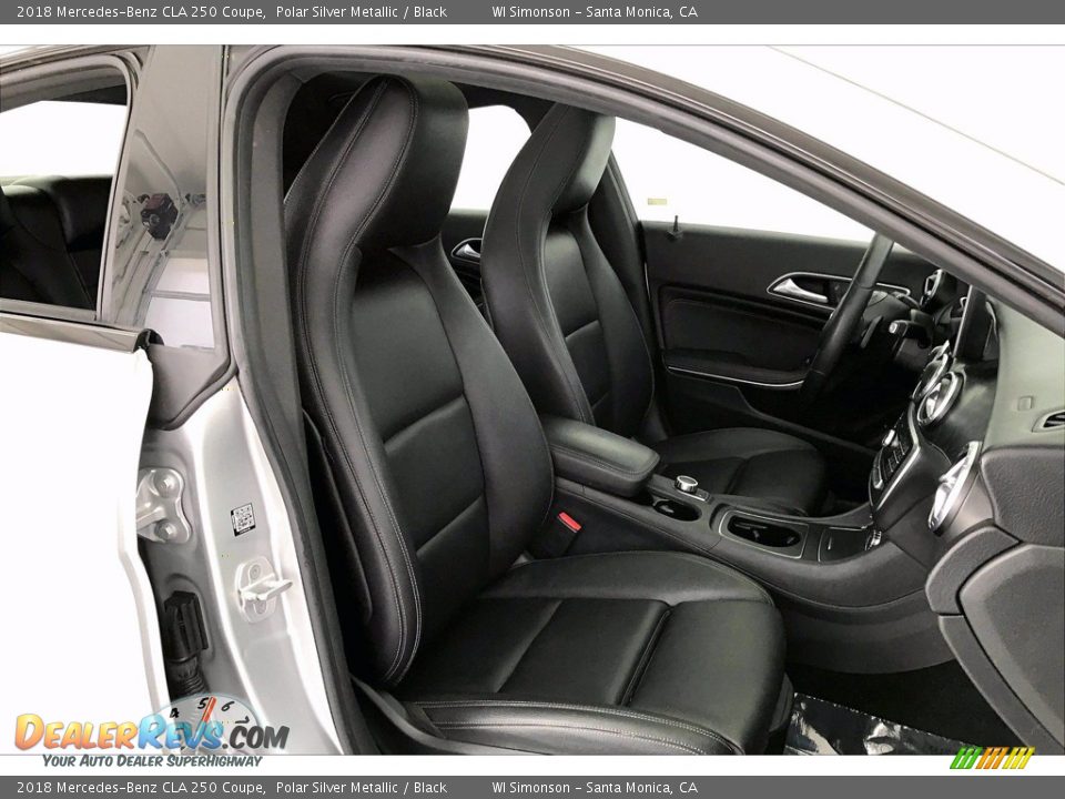 2018 Mercedes-Benz CLA 250 Coupe Polar Silver Metallic / Black Photo #6