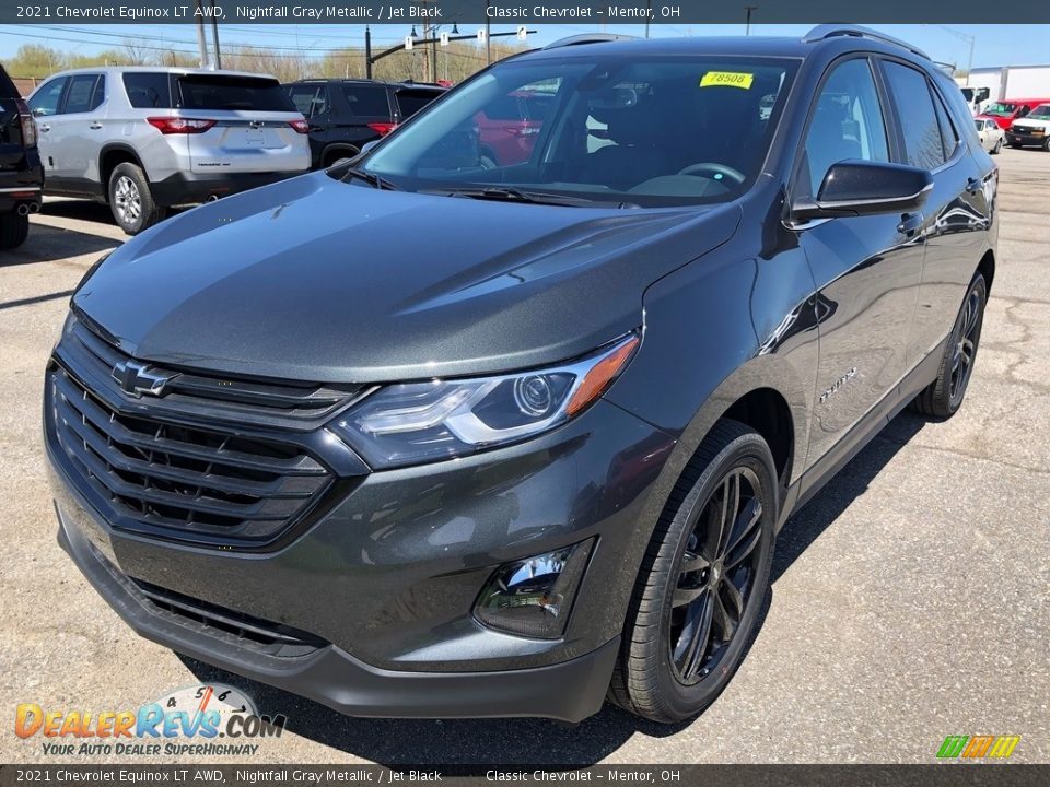 2021 Chevrolet Equinox LT AWD Nightfall Gray Metallic / Jet Black Photo #1