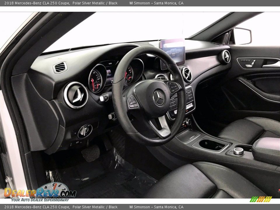 2018 Mercedes-Benz CLA 250 Coupe Polar Silver Metallic / Black Photo #14