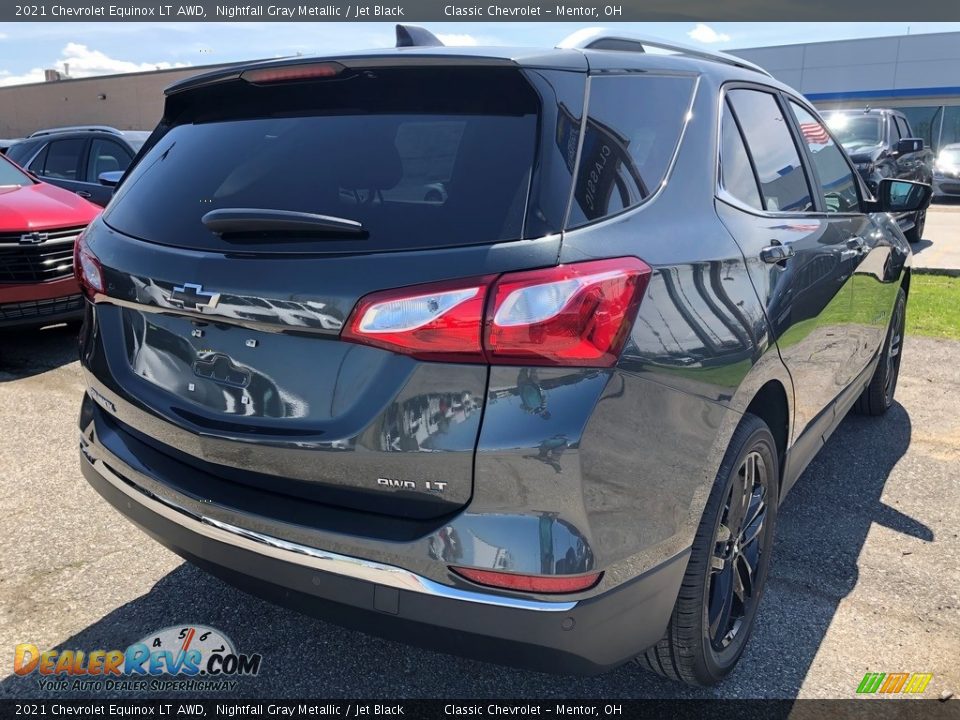 2021 Chevrolet Equinox LT AWD Nightfall Gray Metallic / Jet Black Photo #3