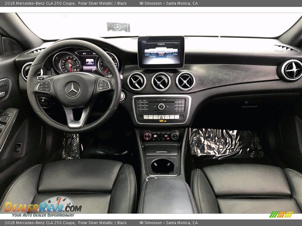 2018 Mercedes-Benz CLA 250 Coupe Polar Silver Metallic / Black Photo #15