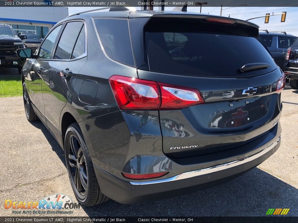 2021 Chevrolet Equinox LT AWD Nightfall Gray Metallic / Jet Black Photo #4