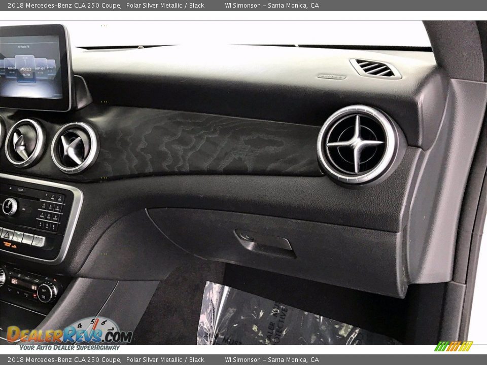 2018 Mercedes-Benz CLA 250 Coupe Polar Silver Metallic / Black Photo #16