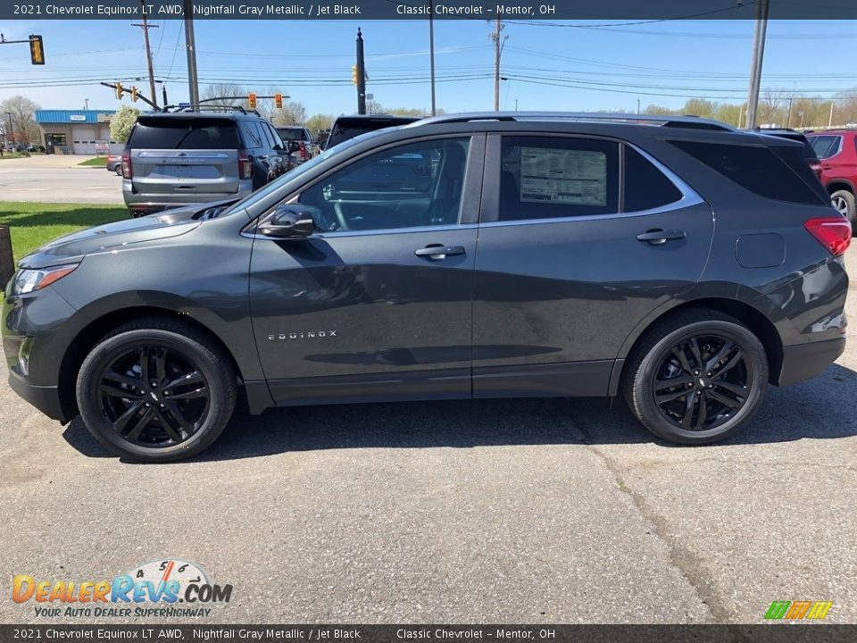 2021 Chevrolet Equinox LT AWD Nightfall Gray Metallic / Jet Black Photo #5