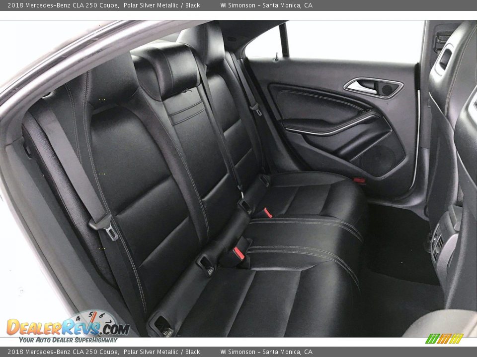2018 Mercedes-Benz CLA 250 Coupe Polar Silver Metallic / Black Photo #19