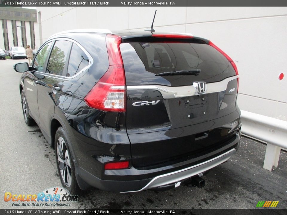 2016 Honda CR-V Touring AWD Crystal Black Pearl / Black Photo #3