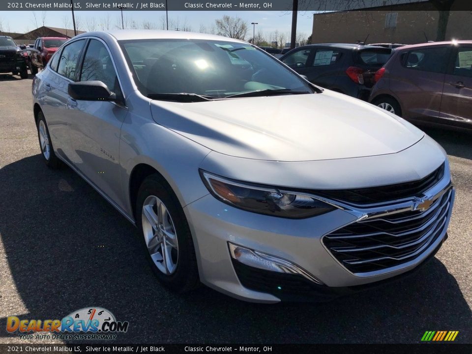 2021 Chevrolet Malibu LS Silver Ice Metallic / Jet Black Photo #2