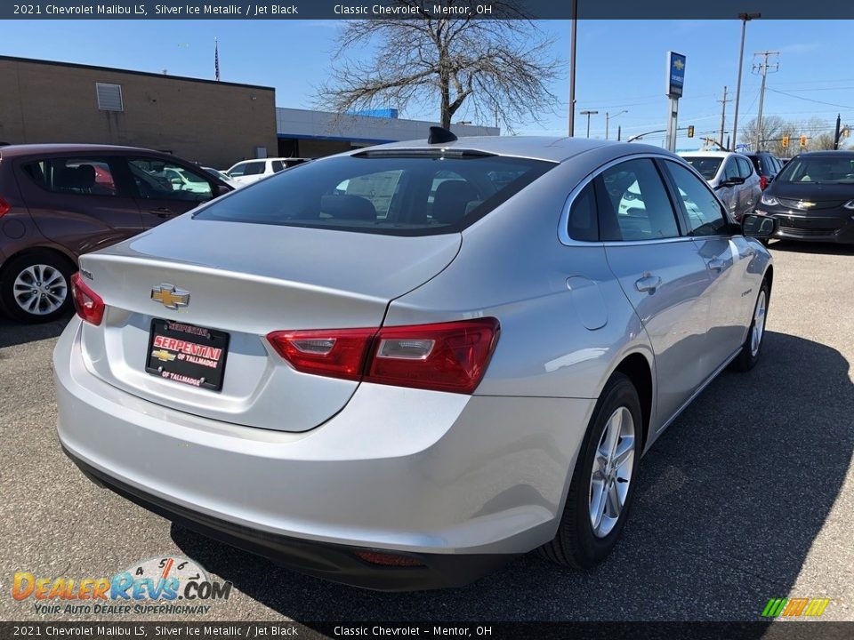 2021 Chevrolet Malibu LS Silver Ice Metallic / Jet Black Photo #3