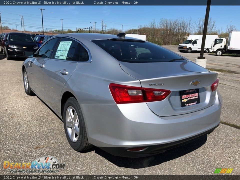 2021 Chevrolet Malibu LS Silver Ice Metallic / Jet Black Photo #4