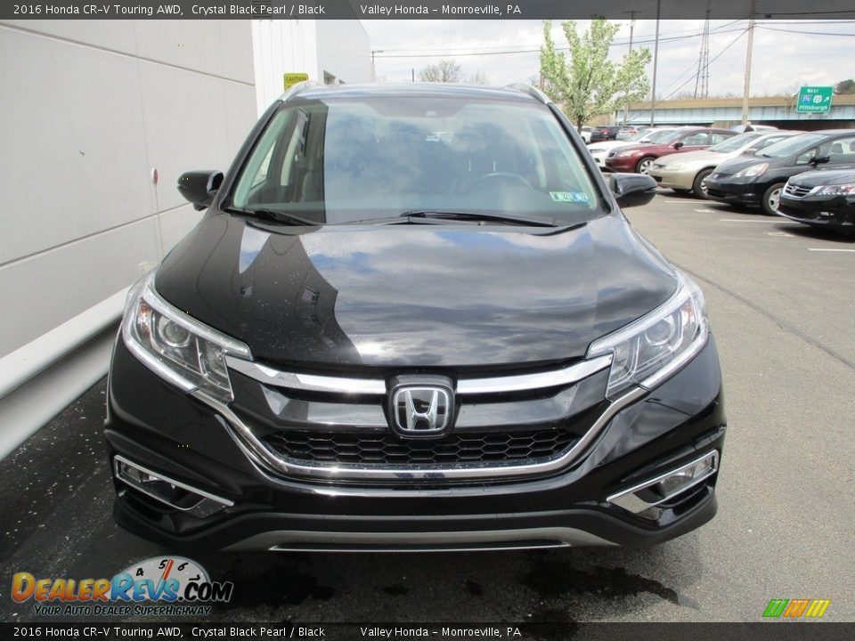 2016 Honda CR-V Touring AWD Crystal Black Pearl / Black Photo #7