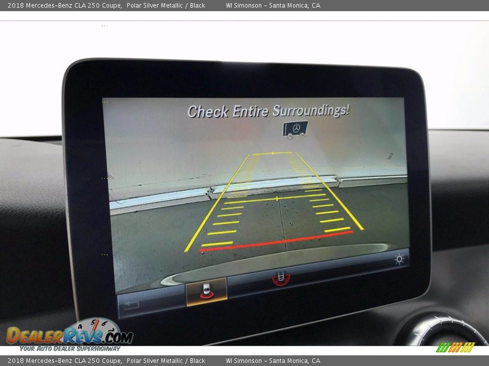 2018 Mercedes-Benz CLA 250 Coupe Polar Silver Metallic / Black Photo #24