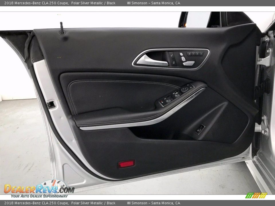 2018 Mercedes-Benz CLA 250 Coupe Polar Silver Metallic / Black Photo #26