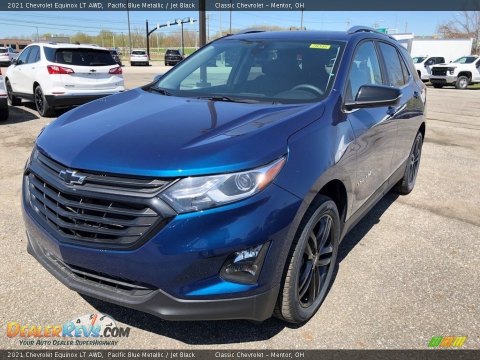 2021 Chevrolet Equinox LT AWD Pacific Blue Metallic / Jet Black Photo #1