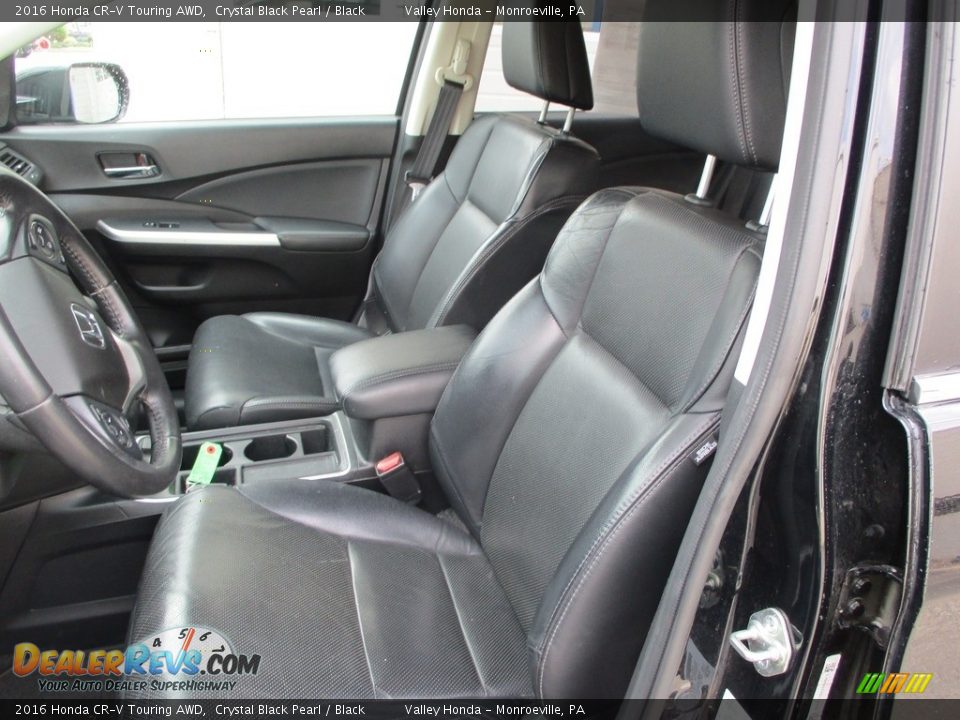 2016 Honda CR-V Touring AWD Crystal Black Pearl / Black Photo #11
