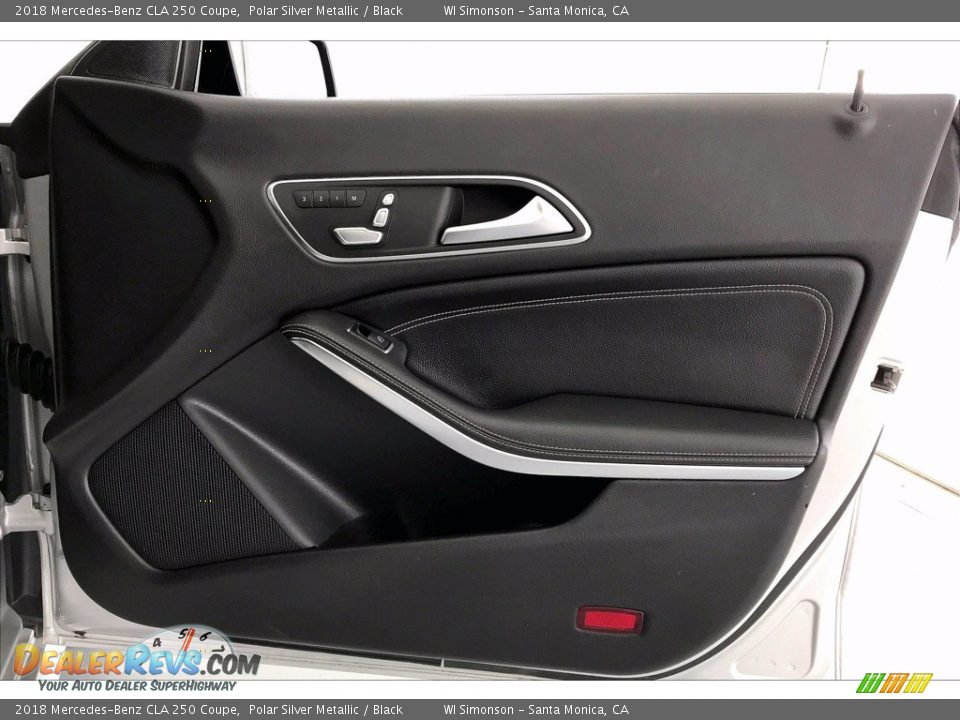 2018 Mercedes-Benz CLA 250 Coupe Polar Silver Metallic / Black Photo #27