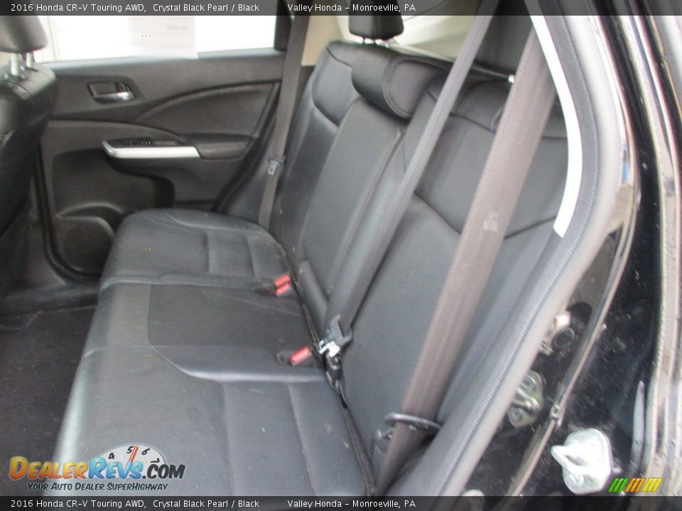 2016 Honda CR-V Touring AWD Crystal Black Pearl / Black Photo #12