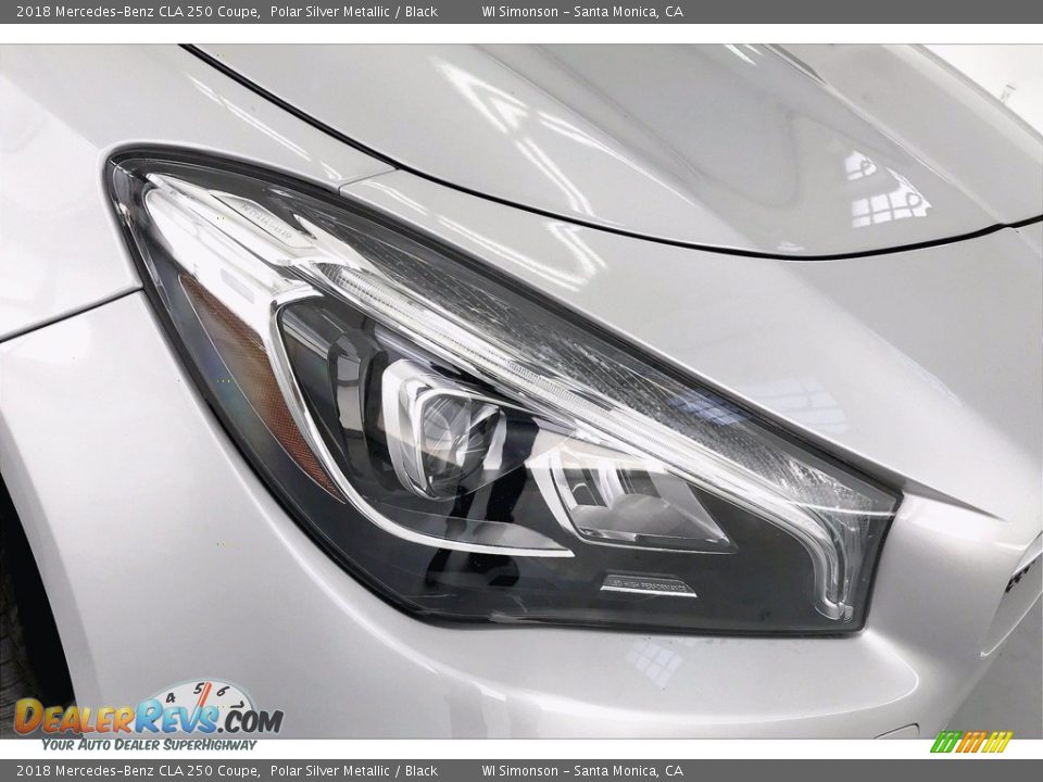 2018 Mercedes-Benz CLA 250 Coupe Polar Silver Metallic / Black Photo #28