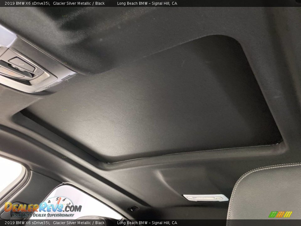2019 BMW X6 sDrive35i Glacier Silver Metallic / Black Photo #31