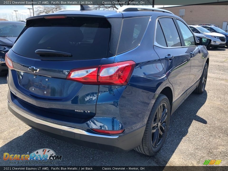 2021 Chevrolet Equinox LT AWD Pacific Blue Metallic / Jet Black Photo #3