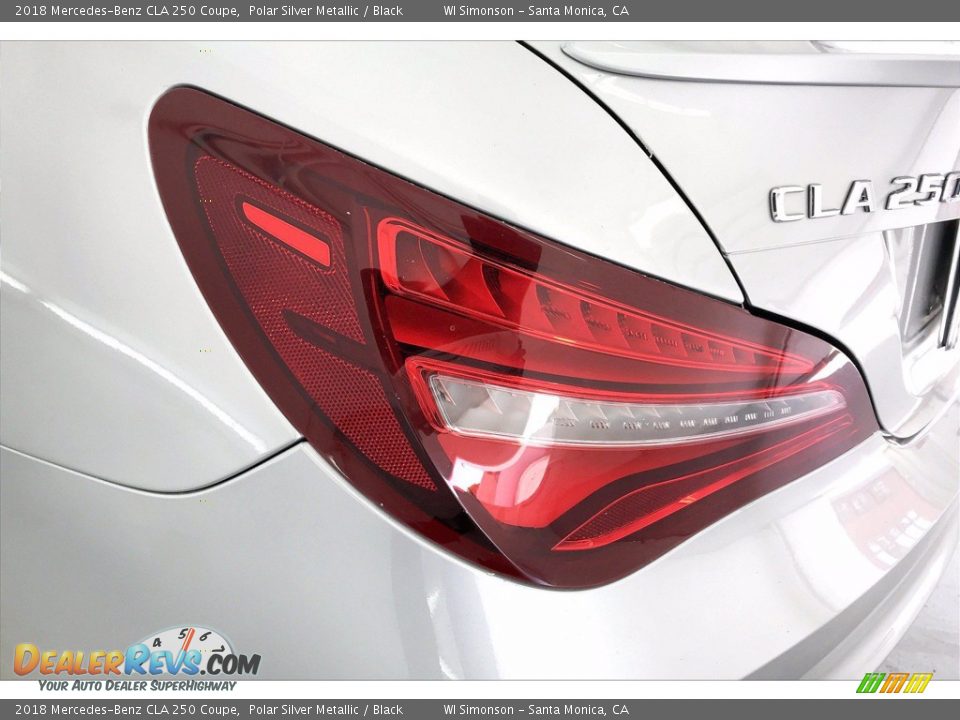 2018 Mercedes-Benz CLA 250 Coupe Polar Silver Metallic / Black Photo #29