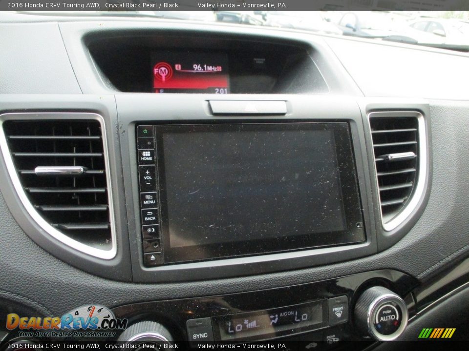 2016 Honda CR-V Touring AWD Crystal Black Pearl / Black Photo #14