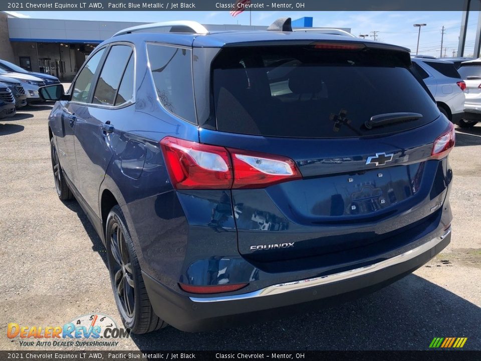 2021 Chevrolet Equinox LT AWD Pacific Blue Metallic / Jet Black Photo #4