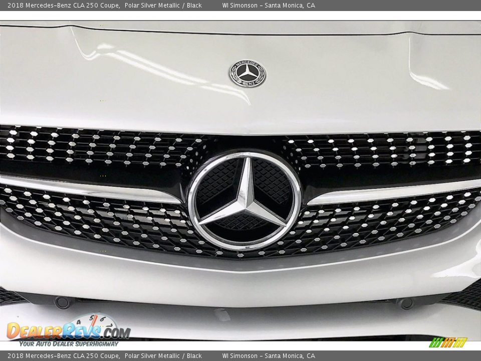 2018 Mercedes-Benz CLA 250 Coupe Polar Silver Metallic / Black Photo #30