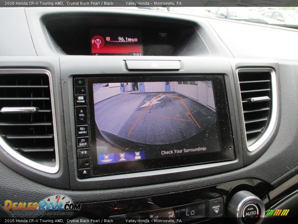 2016 Honda CR-V Touring AWD Crystal Black Pearl / Black Photo #15
