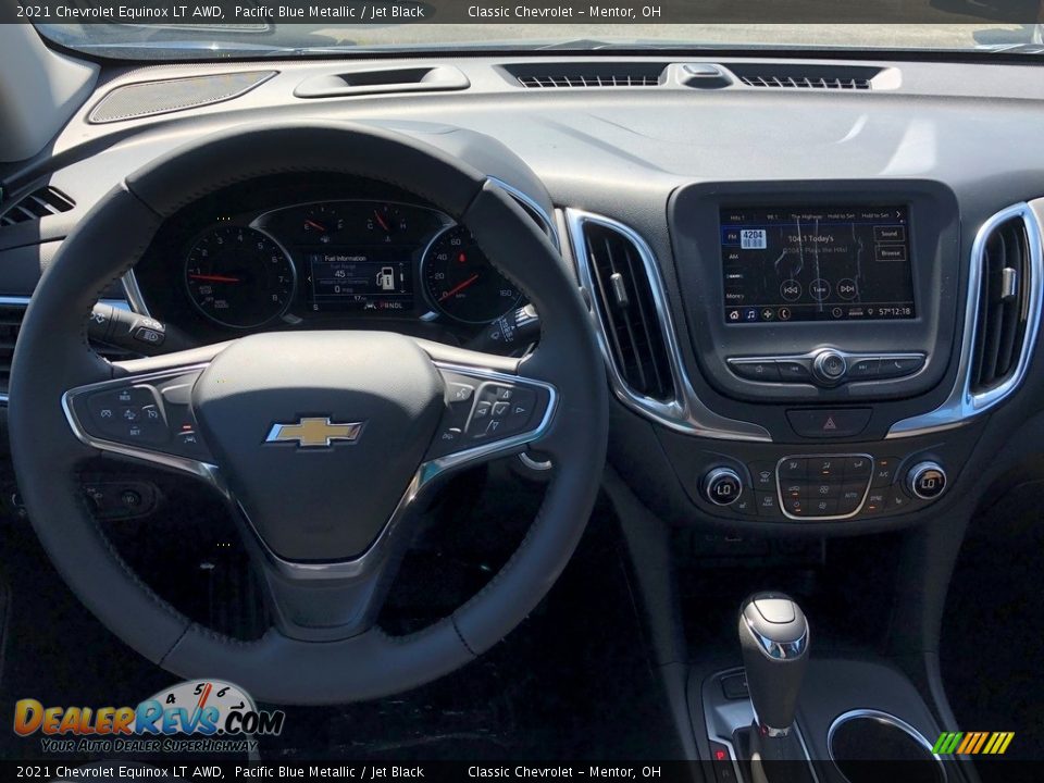 2021 Chevrolet Equinox LT AWD Pacific Blue Metallic / Jet Black Photo #6