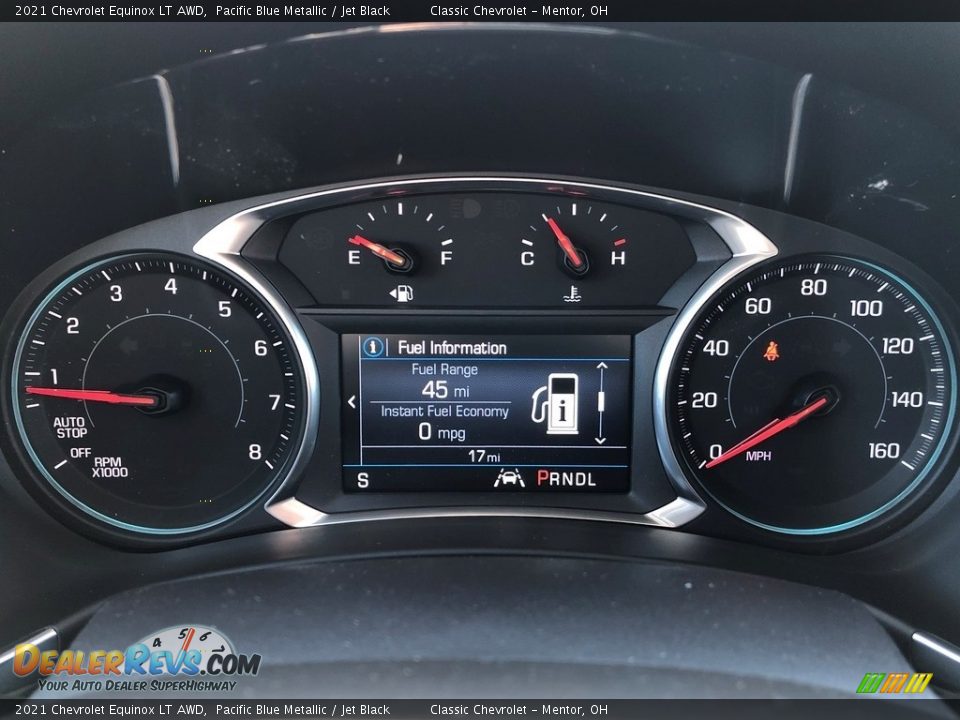 2021 Chevrolet Equinox LT AWD Pacific Blue Metallic / Jet Black Photo #7