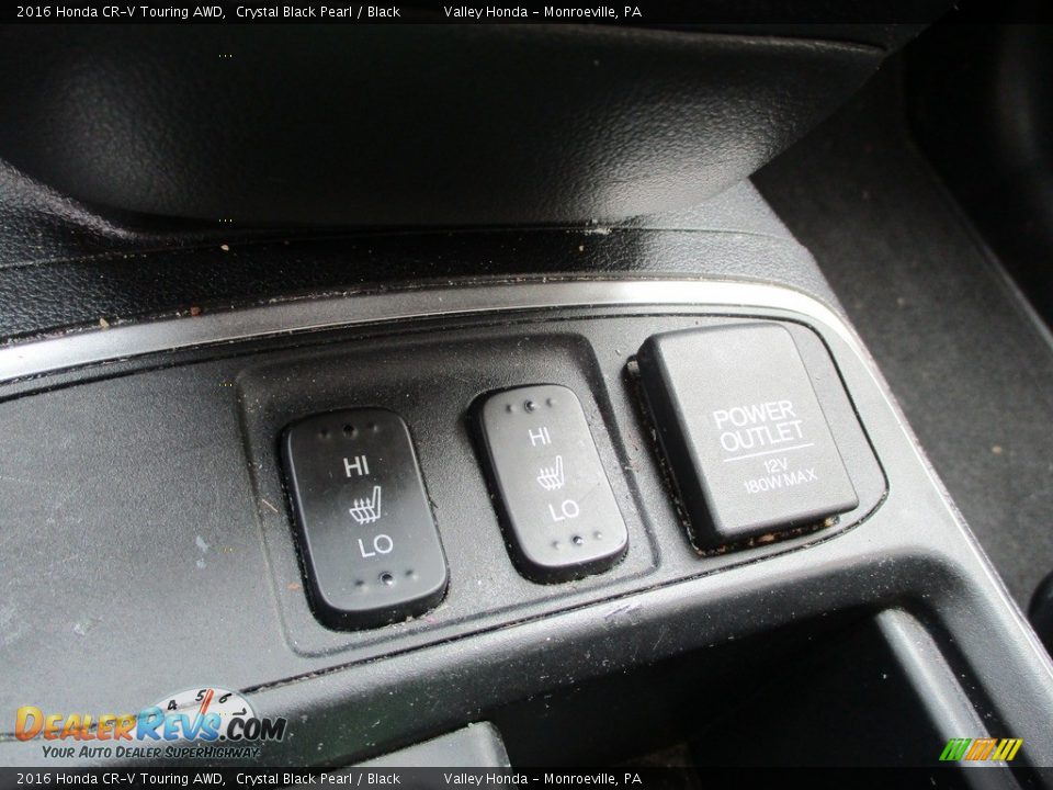 2016 Honda CR-V Touring AWD Crystal Black Pearl / Black Photo #17
