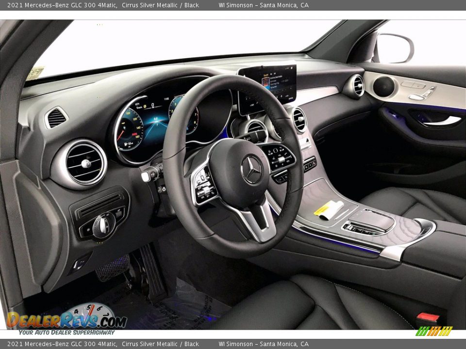 2021 Mercedes-Benz GLC 300 4Matic Cirrus Silver Metallic / Black Photo #4