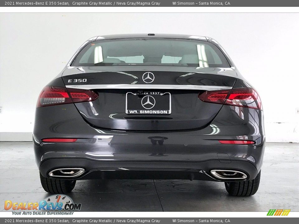 2021 Mercedes-Benz E 350 Sedan Graphite Gray Metallic / Neva Gray/Magma Gray Photo #3