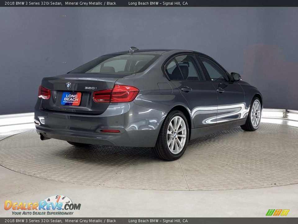 2018 BMW 3 Series 320i Sedan Mineral Grey Metallic / Black Photo #5