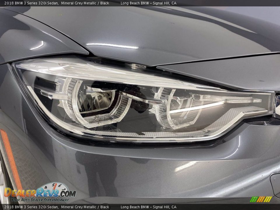 2018 BMW 3 Series 320i Sedan Mineral Grey Metallic / Black Photo #7
