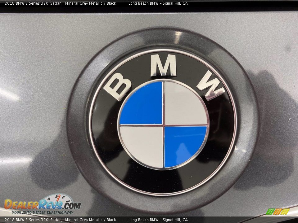 2018 BMW 3 Series 320i Sedan Mineral Grey Metallic / Black Photo #8