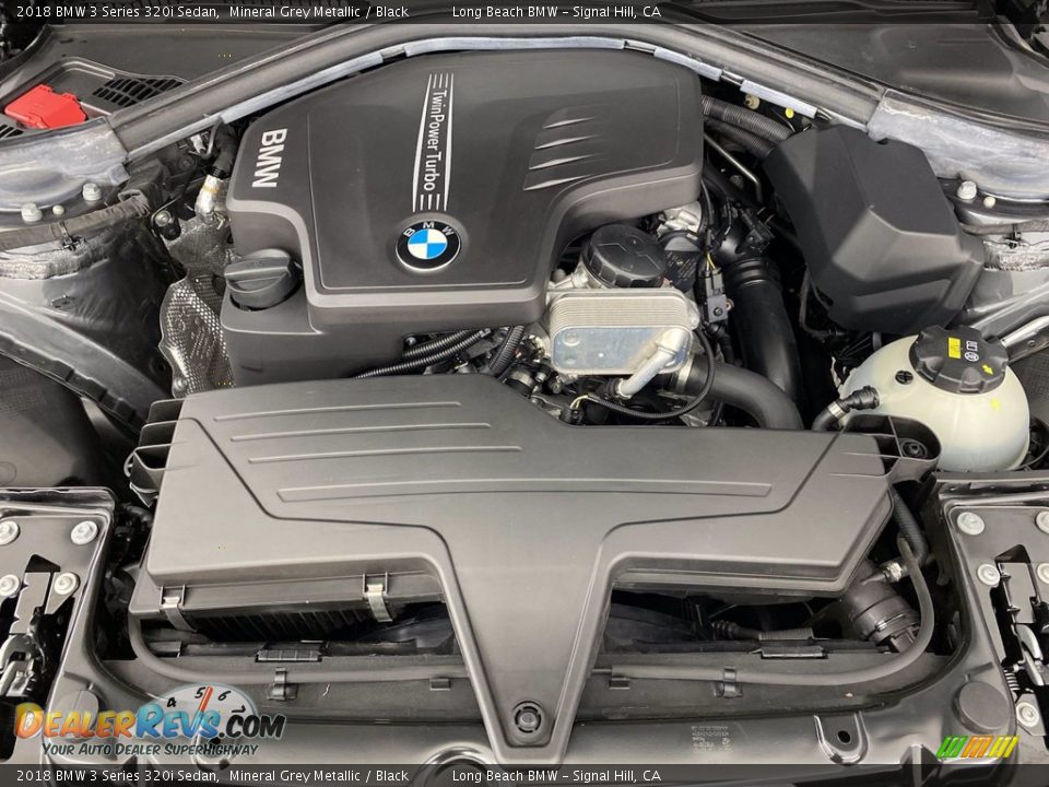 2018 BMW 3 Series 320i Sedan Mineral Grey Metallic / Black Photo #12