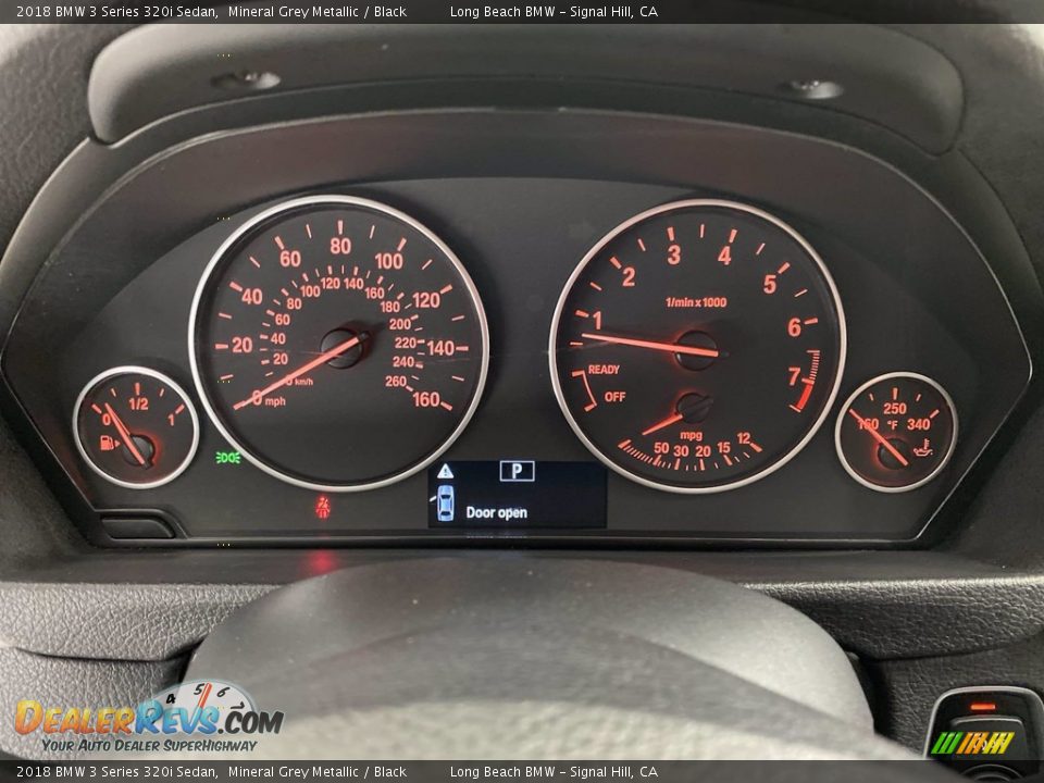 2018 BMW 3 Series 320i Sedan Mineral Grey Metallic / Black Photo #21