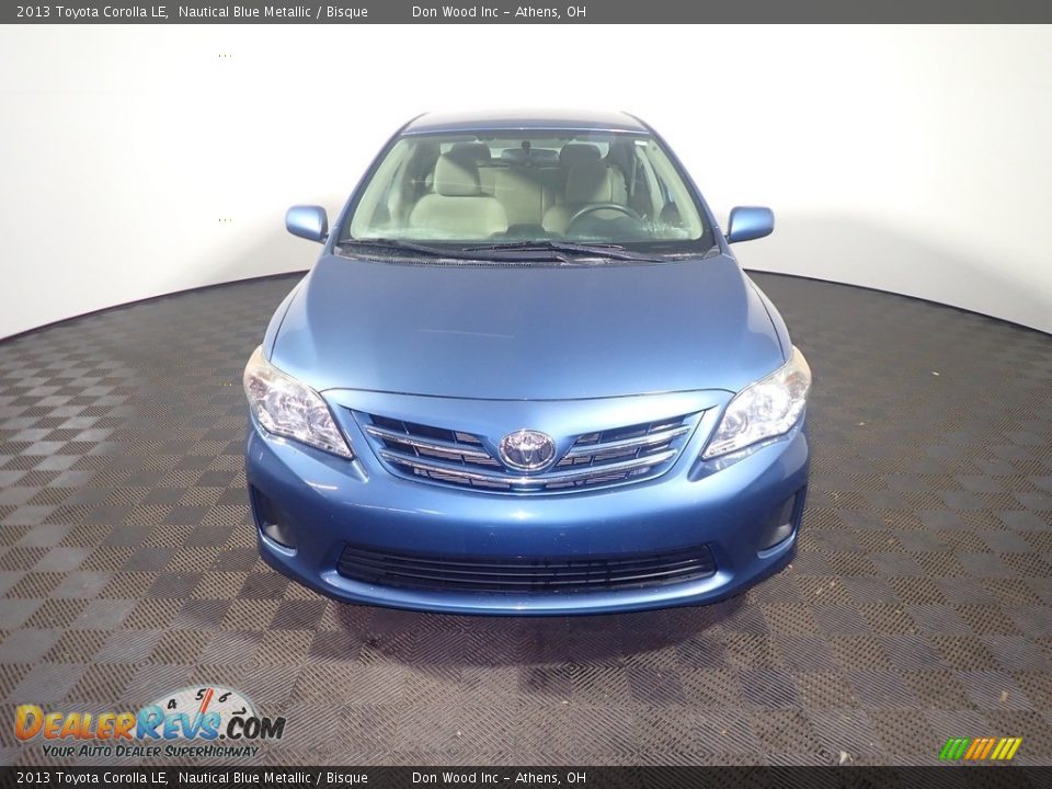 2013 Toyota Corolla LE Nautical Blue Metallic / Bisque Photo #4