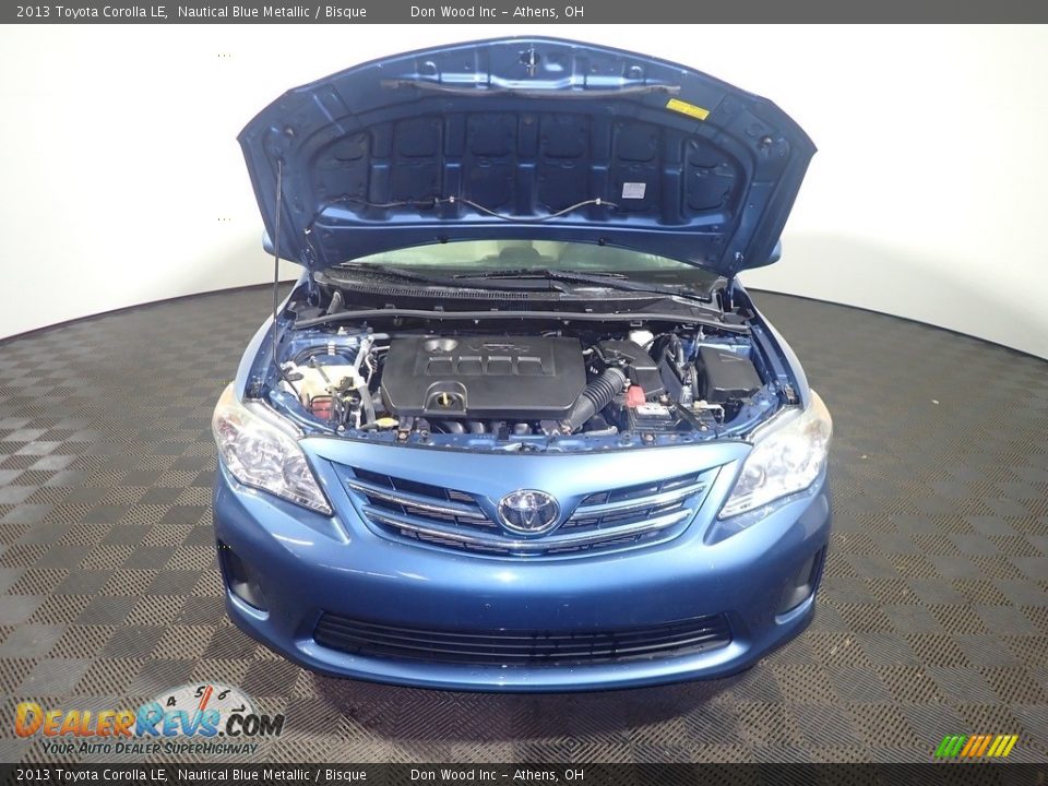 2013 Toyota Corolla LE Nautical Blue Metallic / Bisque Photo #5