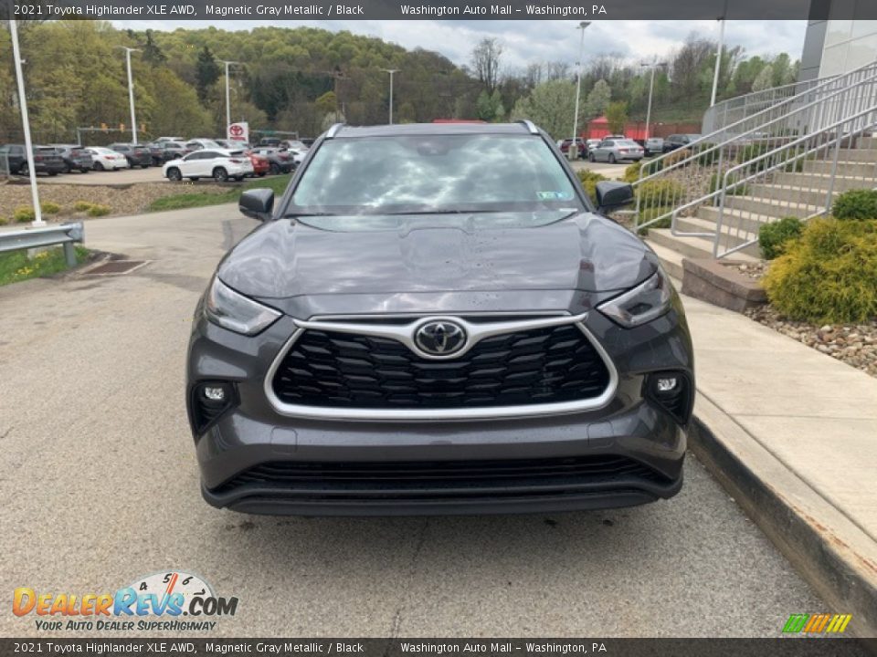 2021 Toyota Highlander XLE AWD Magnetic Gray Metallic / Black Photo #13