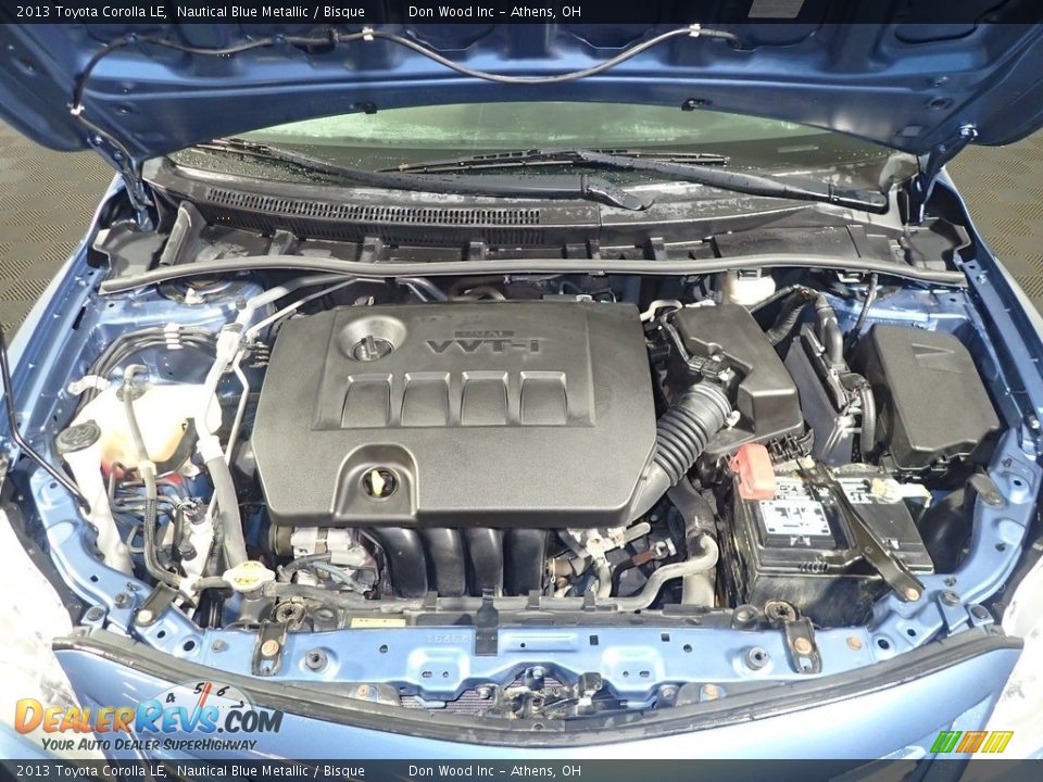 2013 Toyota Corolla LE Nautical Blue Metallic / Bisque Photo #6