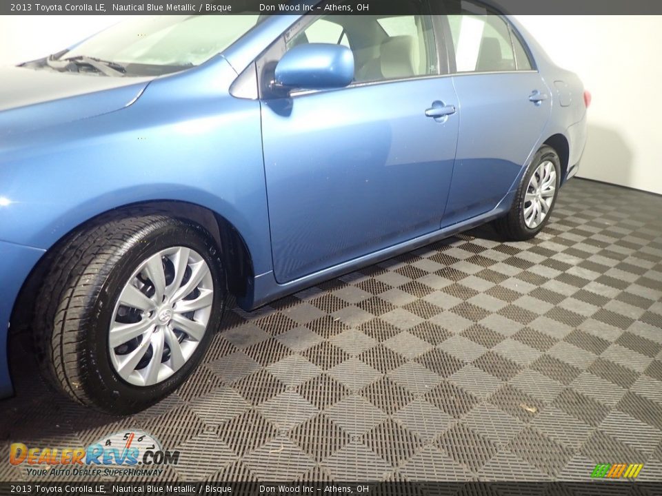 2013 Toyota Corolla LE Nautical Blue Metallic / Bisque Photo #9