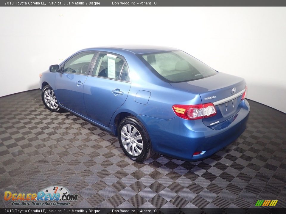 2013 Toyota Corolla LE Nautical Blue Metallic / Bisque Photo #11