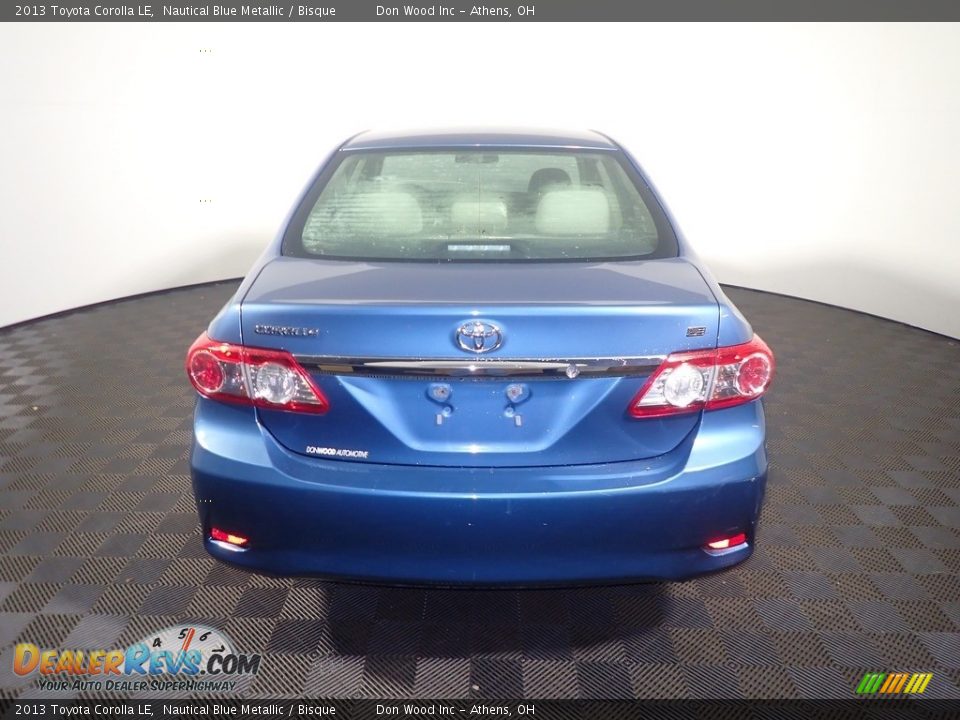 2013 Toyota Corolla LE Nautical Blue Metallic / Bisque Photo #12