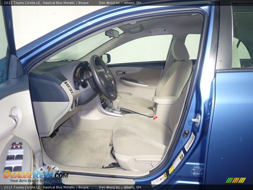 2013 Toyota Corolla LE Nautical Blue Metallic / Bisque Photo #21