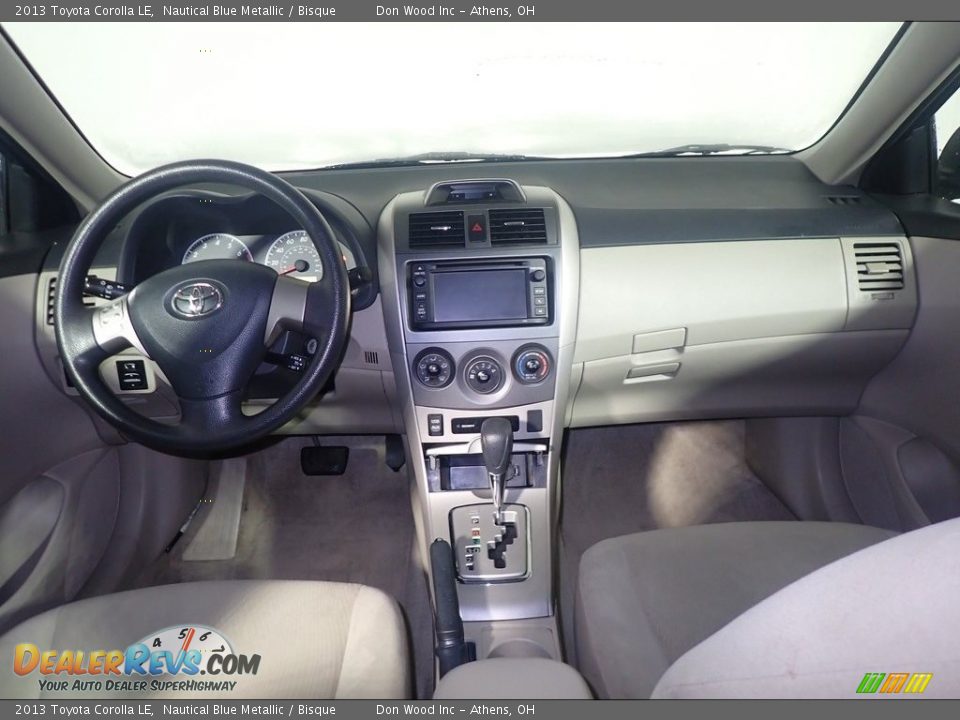 2013 Toyota Corolla LE Nautical Blue Metallic / Bisque Photo #23