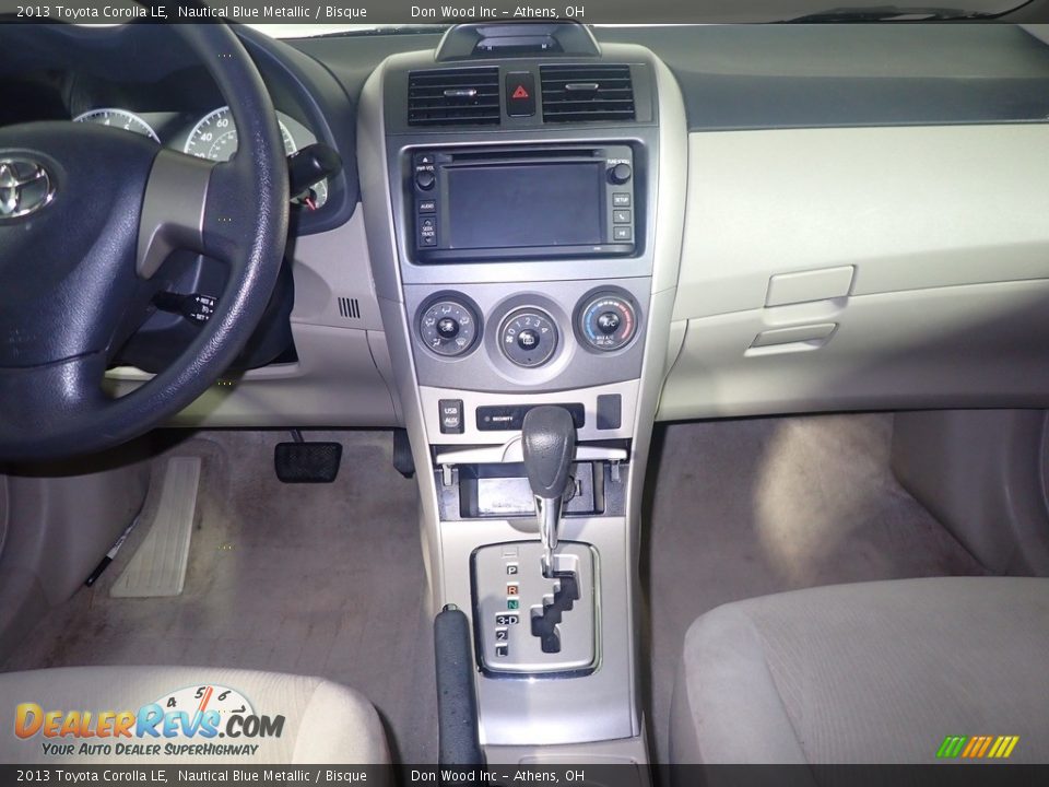 2013 Toyota Corolla LE Nautical Blue Metallic / Bisque Photo #24