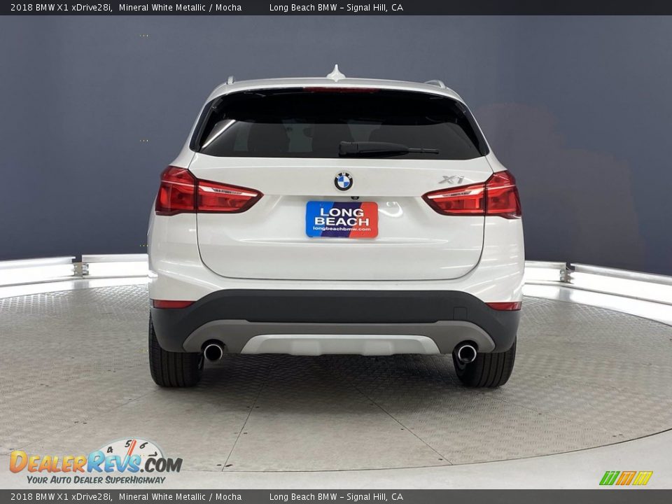 2018 BMW X1 xDrive28i Mineral White Metallic / Mocha Photo #4